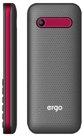 Телефон Ergo E241 DS Red UA UCRF - фото 2