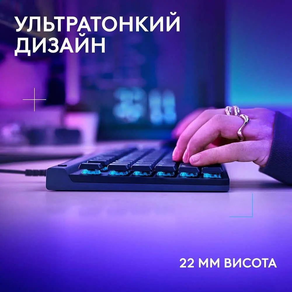 Клавиатура Logitech G515 TKL Mechanical Tactile USB Black (920-012872) - фото 3