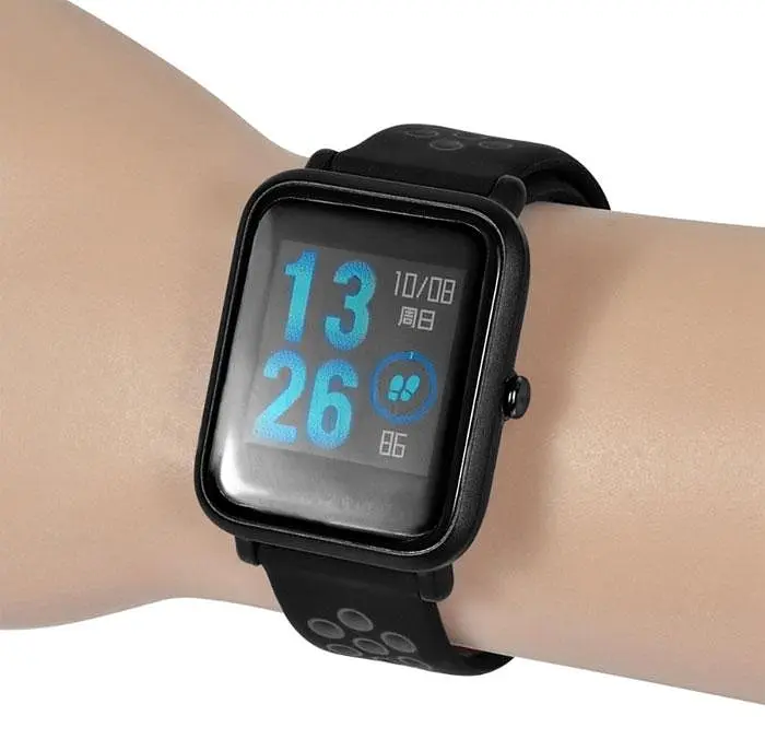 Спортивный ремешок Primo Perfor Sport для часов Xiaomi Amazfit Bip/Bip Lite/ Amazfit GTS Black Grey - фото 6