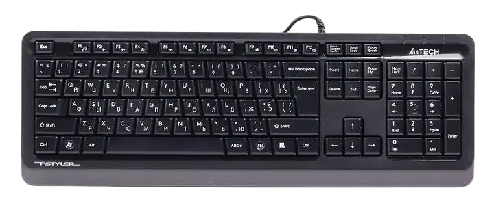 Клавіатура A4Tech Fstyler FKS10 Grey - фото 2