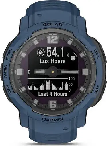 Смарт-часы Garmin Instinct Crossover Solar Tidal Blue (010-02730-12/02) - фото 4