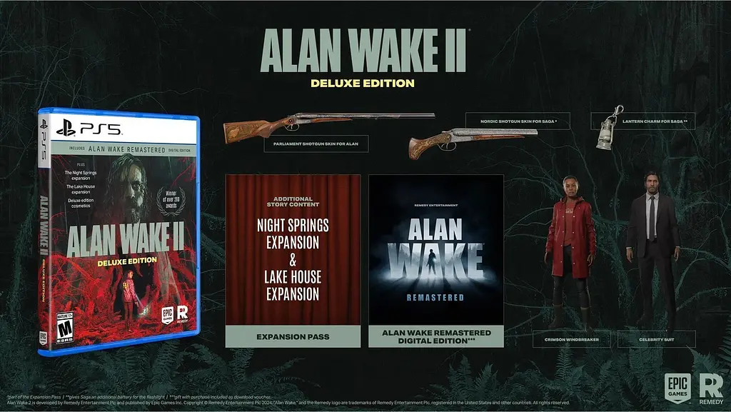 Игра Alan Wake 2 Deluxe Edition для PS5 RU [138885] - фото 3
