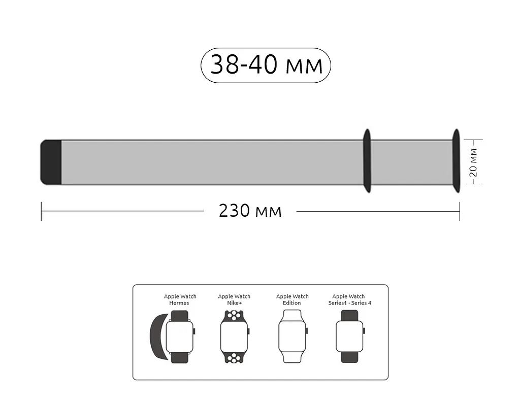 Ремінець ArmorStandart Milanese Loop для Apple Watch 42 (Series 11-10)/41/40/38 Military Brown (ARM52955) - фото 3