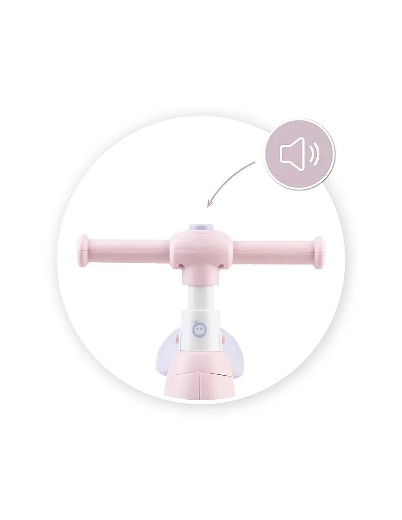 Беговел MoMi Tobis Pink со светом и мыльными пузырями - фото 9