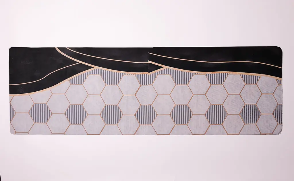Набір килимків діатомітових для кухні Honeycomb 58*38 см/118*38 см Yiwu HP-42-208 - фото 5