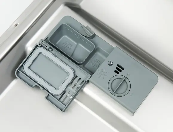 Посудомийна машина Hansa ZWM 536 WH настільна, 6 комплектів A+, 55 см, дисплей, білий - фото 8