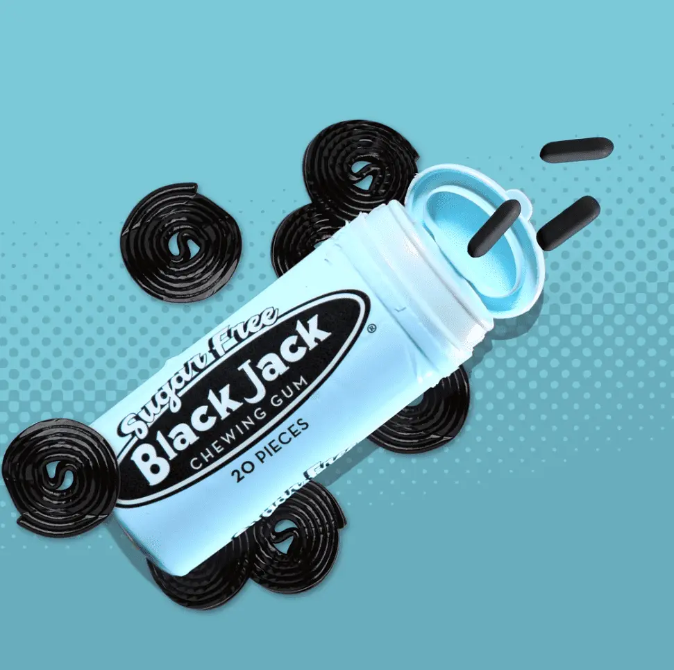 Жувальна гумка Beeman's Black Jack Sugar Free Gum 20шт, 42г - фото 3