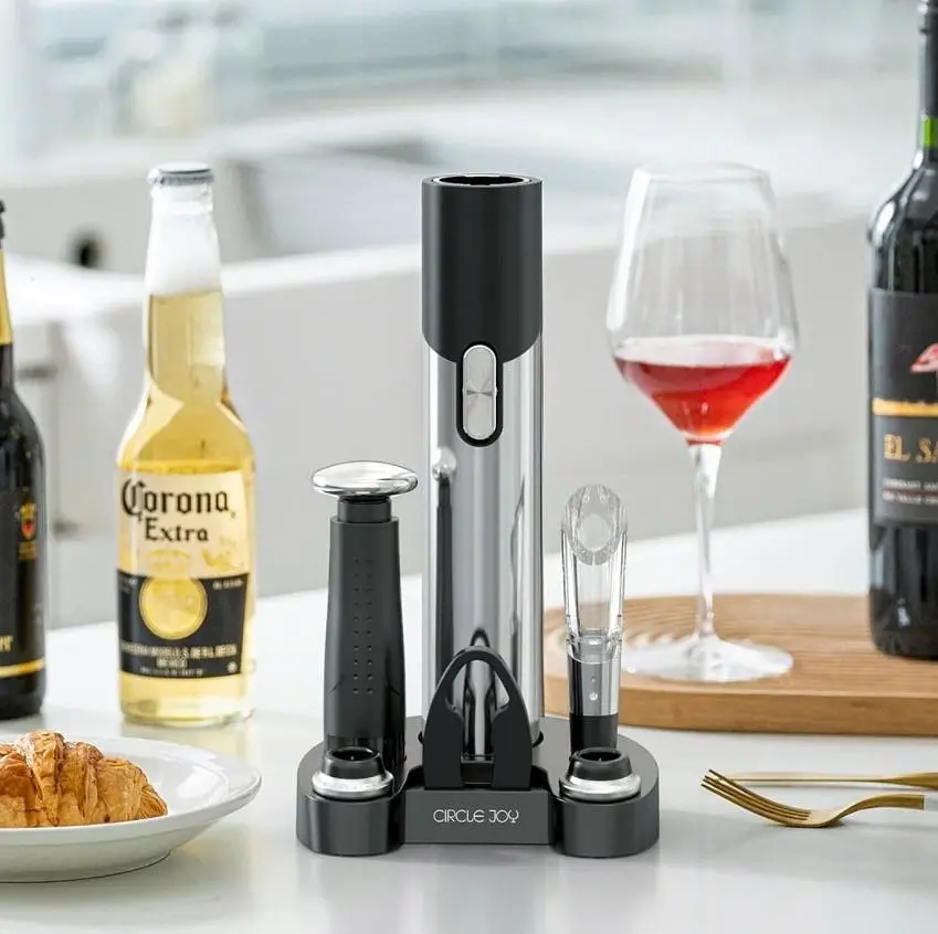 Винный набор Circle Joy Beer and Wine 5in1 Bottle Opener Gift Set (CJ-TZ09) [63383] - фото 5