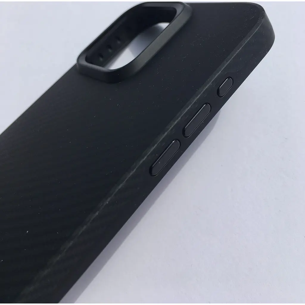 Оригінальний протиударний чохол для iPhone 15 Pro Max Pitaka Military Grade MagSafe MagEz Pro 4 600D Black/Grey KI1501PMPA - фото 8