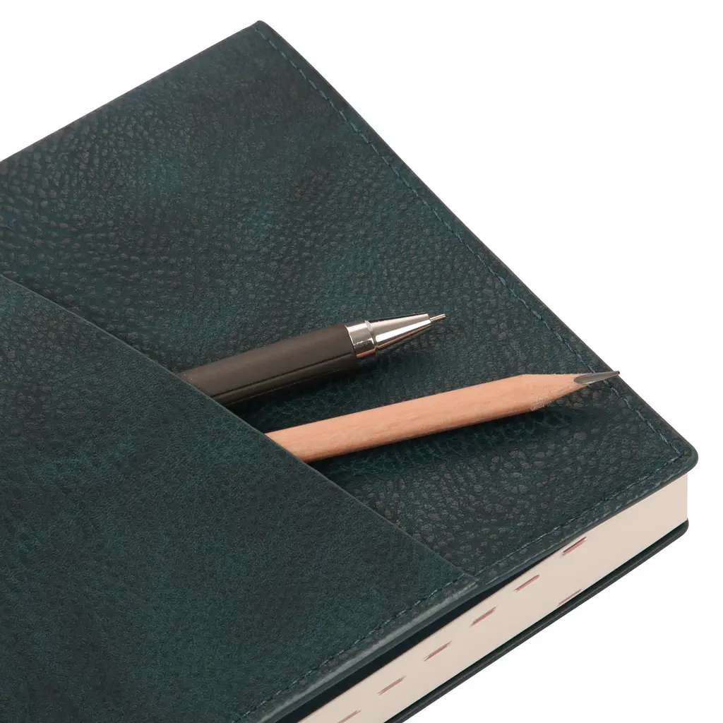 Ежедневник-деловая записная книжка А5 Leo Planner Credo 2026 интегральный изумрудный 368 страниц (252646) - фото 7