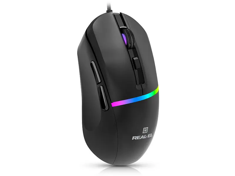 Миша REAL-EL RM-530 Black (EL123200053) - фото 3