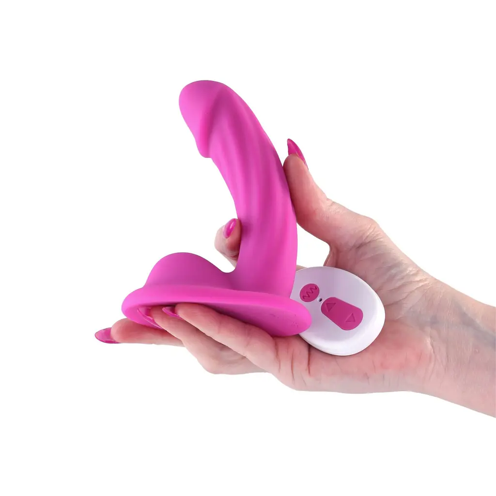 Ділдо з вібрацією NS Novelties Colours Curve Vibrating 5 Dildo - фото 2