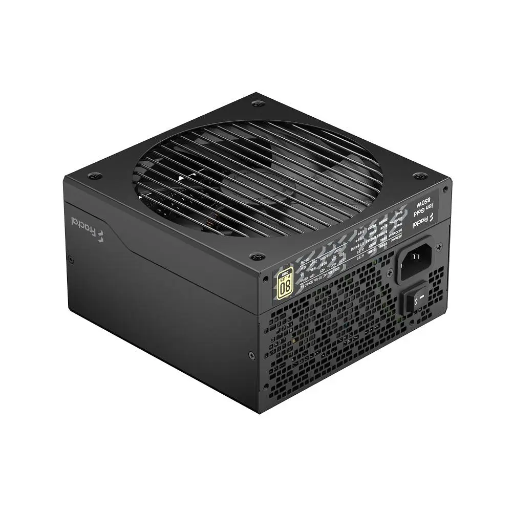 Блок живлення Fractal Design Ion 3 Gold 850W ATX 3.1 80+ Gold Black (FD-P-IA3G-850-EU) - фото 3