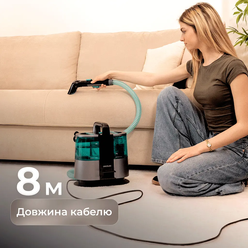 Миючий пилосос для килимів та тканин Cecotec Conga 6000 Carpet&amp;Spot Clean XL - фото 7