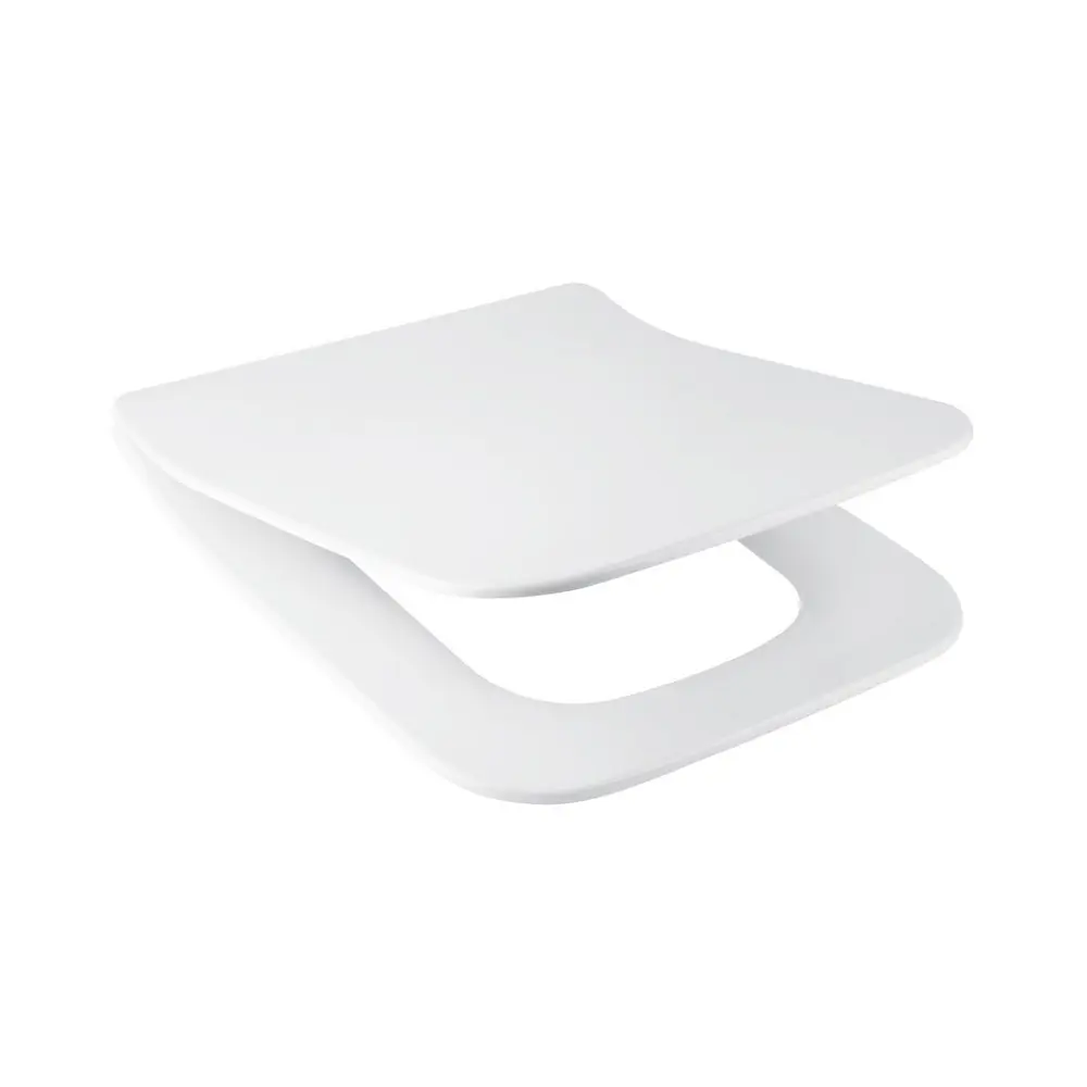 Сидіння для унітаза Qtap (Crow) з мікроліфтом Slim QT0599SC2170W, Білий - фото 3