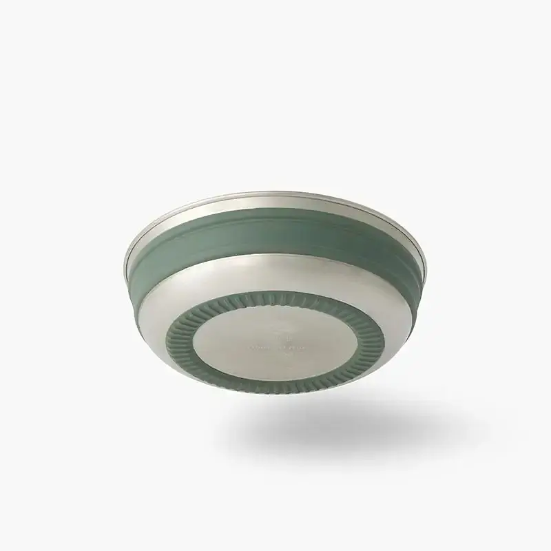 Миска складна Sea To Summit Detour Stainless Steel Collapsible Bowl M Laurel Wreath Green (1033-STS ACK039011-052004) - фото 3
