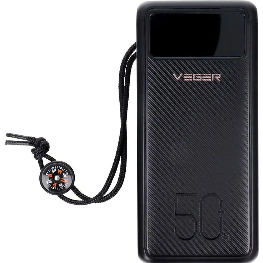 Павербанк Veger Black 50 000 mAh / 22.5 Вт (W5001.black) - фото 2