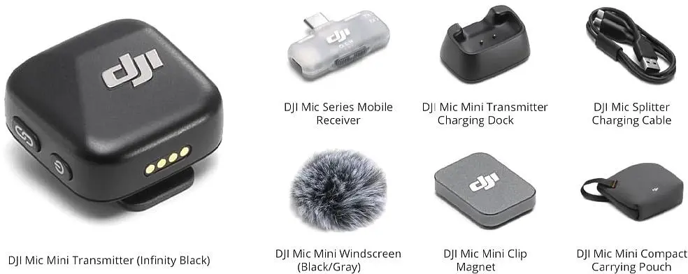 Петличний мікрофон DJI Mic Mini (1 Mobile RX, 1TX) - фото 7