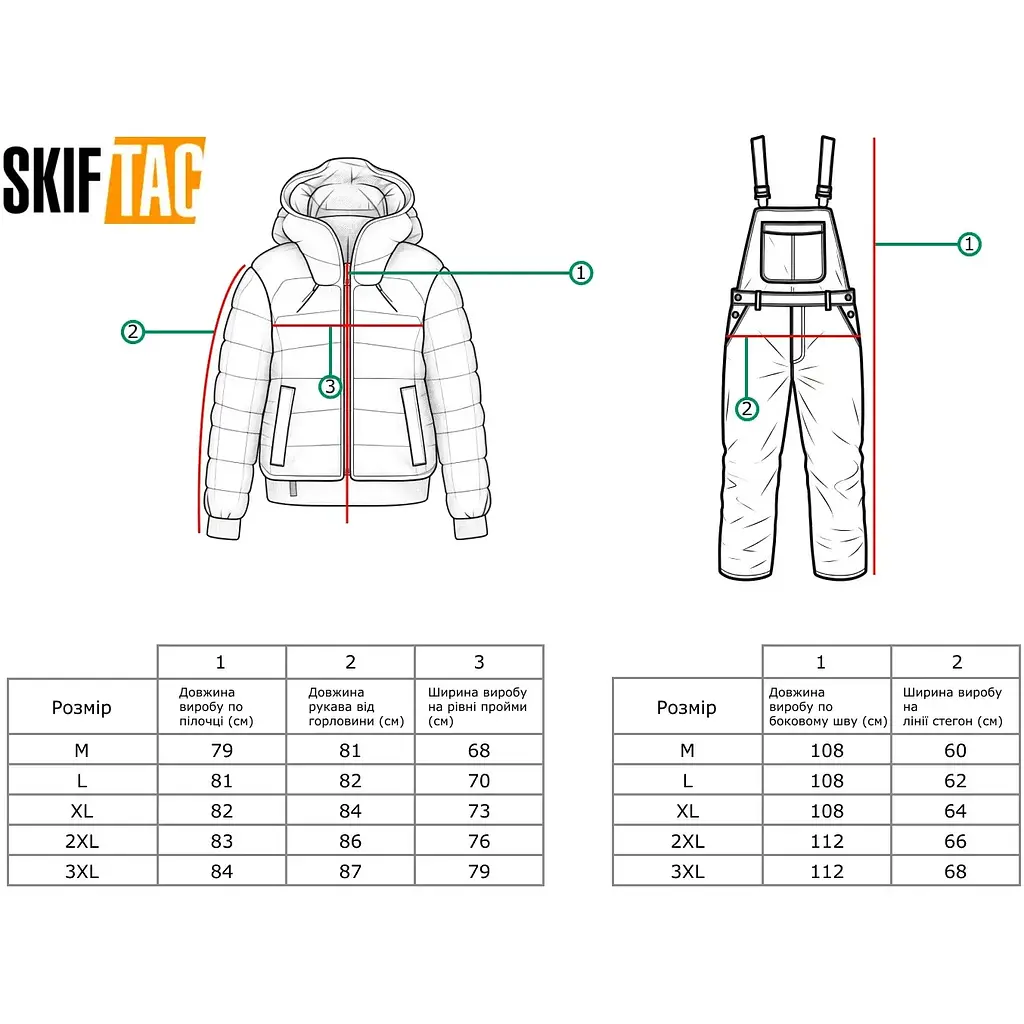 Костюм Skif Tac Warmer M зелений - фото 25