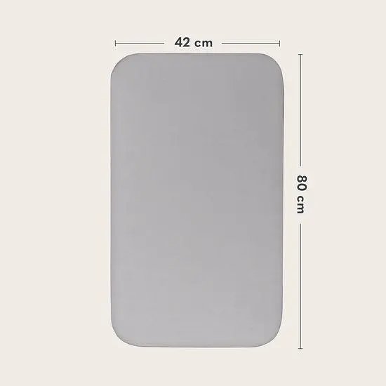 Простынь Lionelo Bamboo Sheet Off White Grey 80 x 42 см (LO-BAMBOO SHEET OFF WHITE GREY 80x42) 2 шт. - фото 6