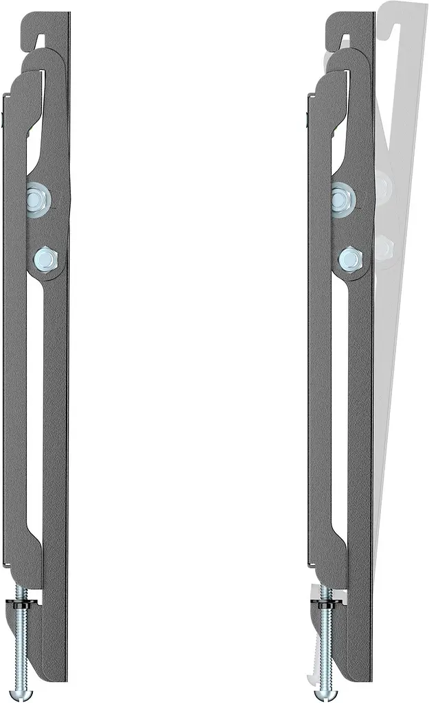 Кронштейн для ТВ AGN AGN43-220T з нахилом/23"-43"/45 кг/max.VESA 200x200/Чорний - фото 3