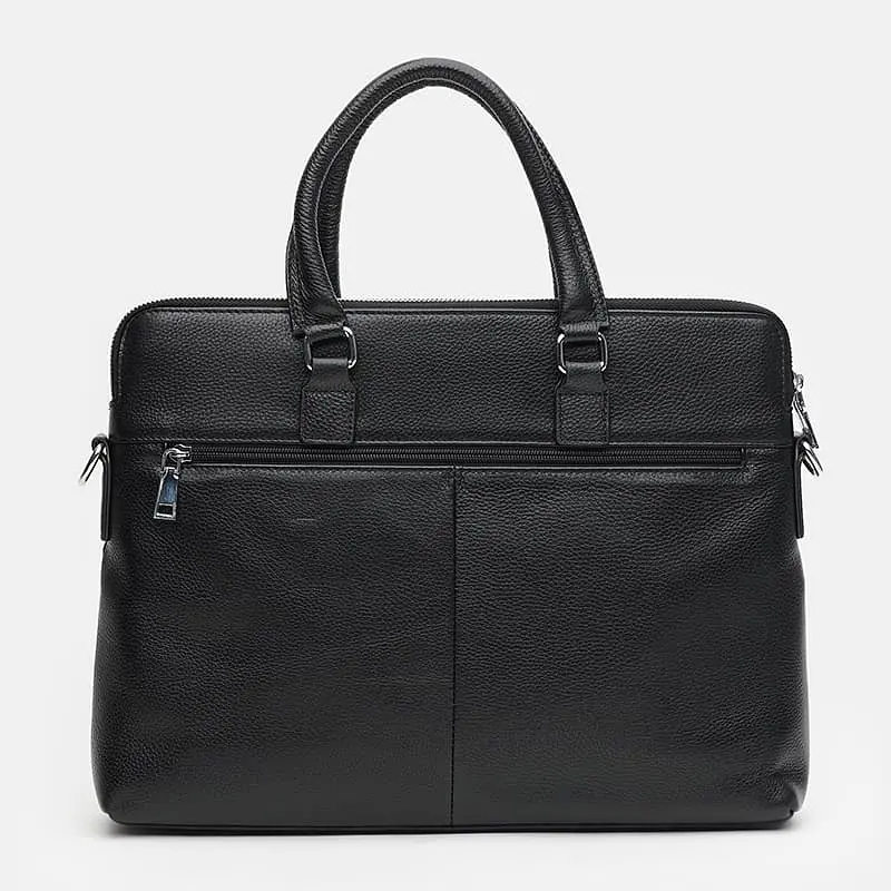 Чоловіча сумка Ricco Grande K117610-black 38.5х29.5х7 см Чорний - фото 4