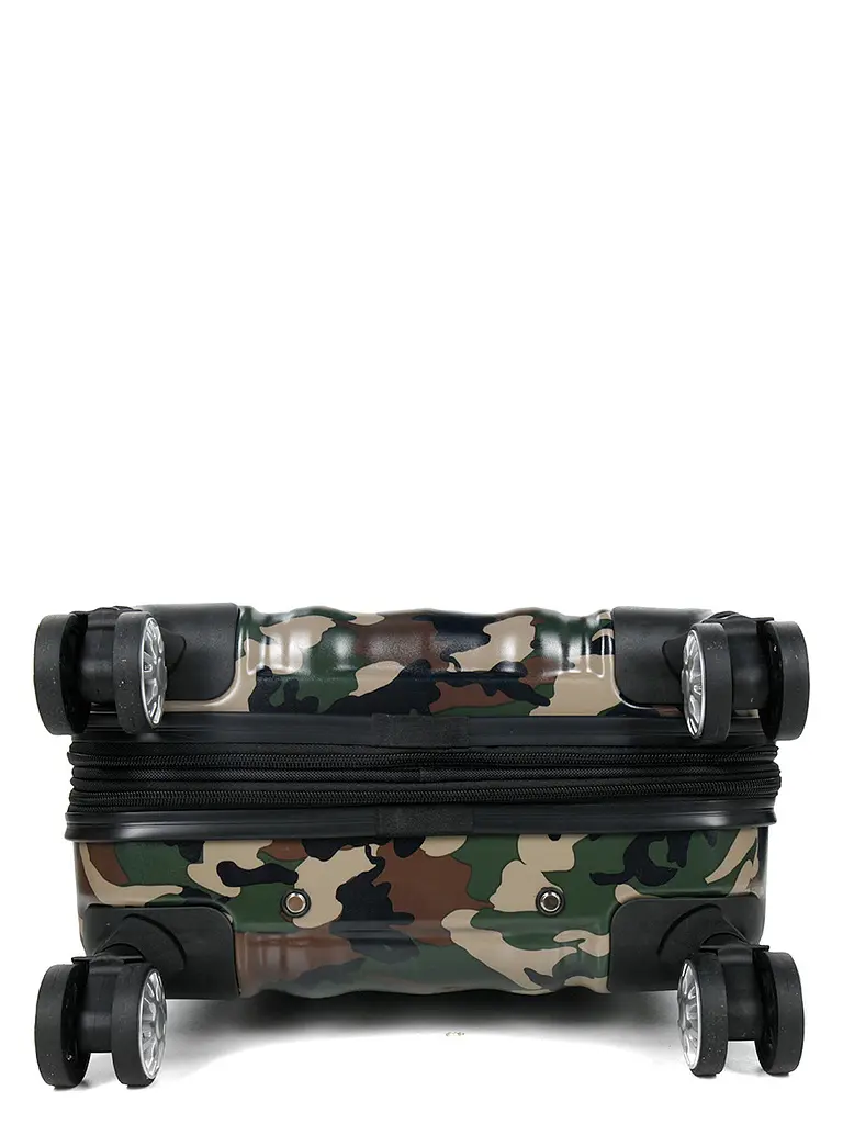Валіза Малий (S) Полікарбонат під Ручну поклажу Airtex 960 Camo 35 л 54x35x20 см Мілітарі хакі - фото 8