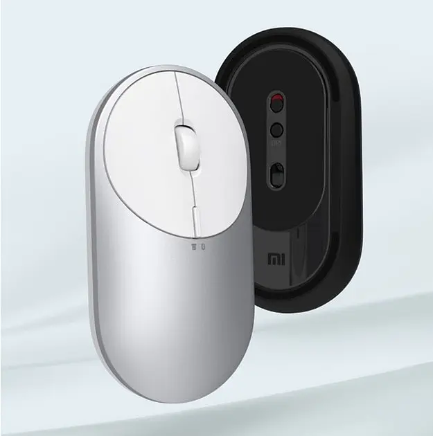 Мышь компьютерная Xiaomi Mi Portable Mouse 2 Silver (BXSBMW02) - фото 3