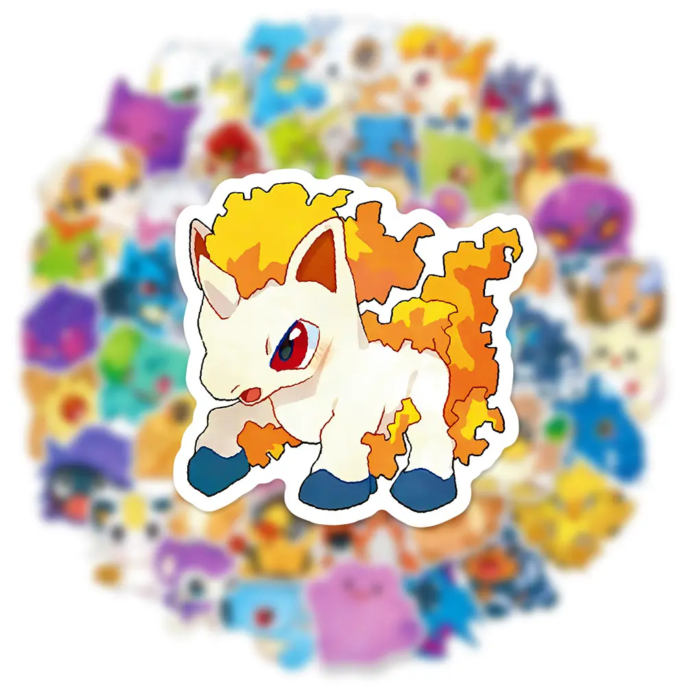 Стікерпак Покемон Набір наклейок GeekLand Pokemon 50 штук - фото 2