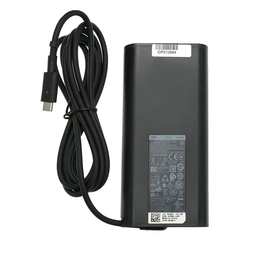 Блок живлення для ноутбука Dell USB-C 130W 20V 6.5A, USB3.1/Type-C/USB-C, Black (без кабеля!) - фото 3