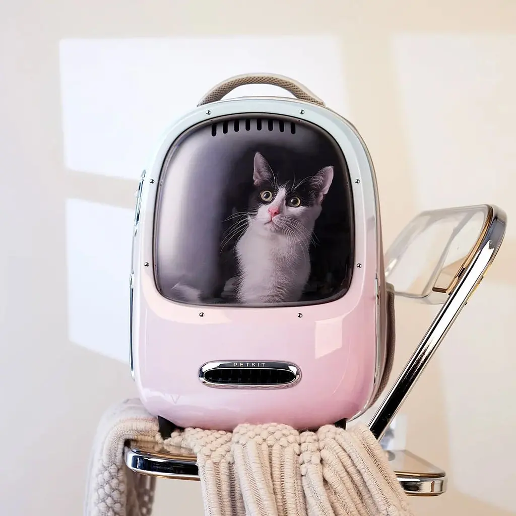 Рюкзак для перенесення Petkit Breezy2 Smart Cat Carrier Pink (P7701-P) [132286] - фото 3