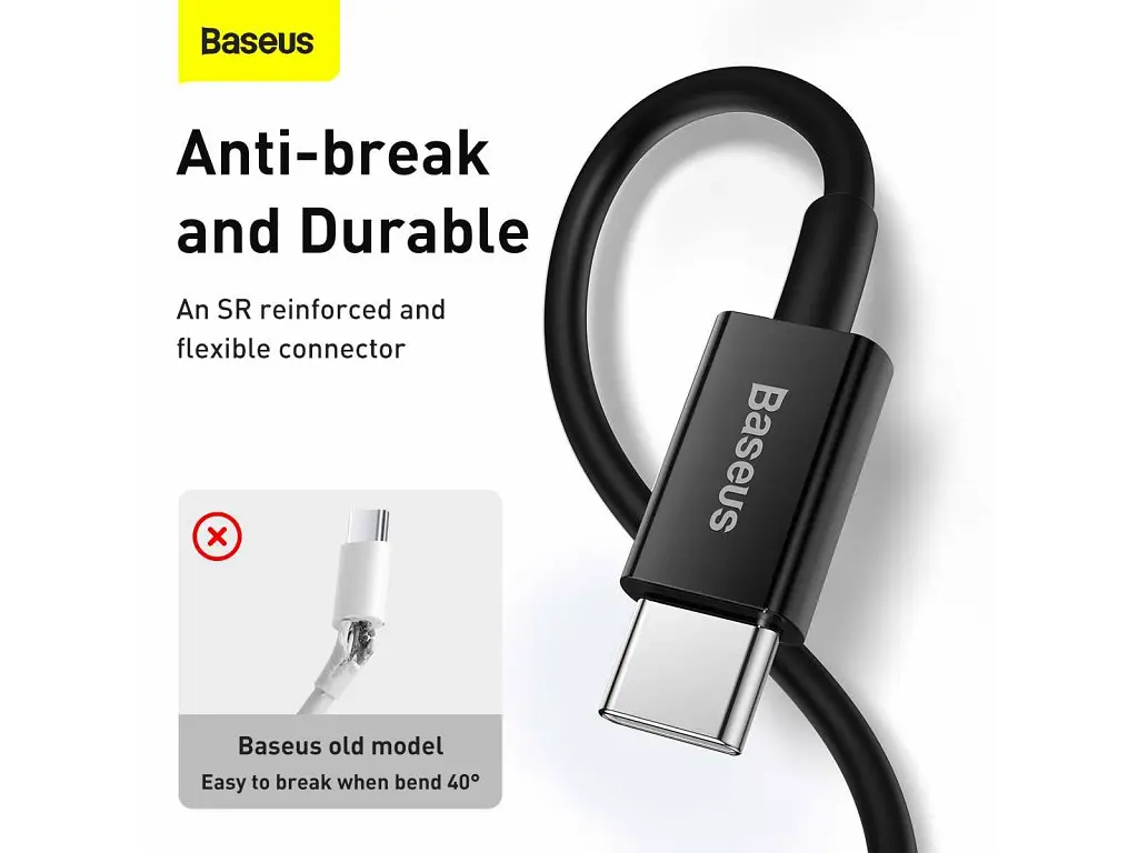 Кабель Baseus Superior Series Fast Charging USB-C to Lightning 20W 2m Black (CATLYS-C01) [75257] - фото 6