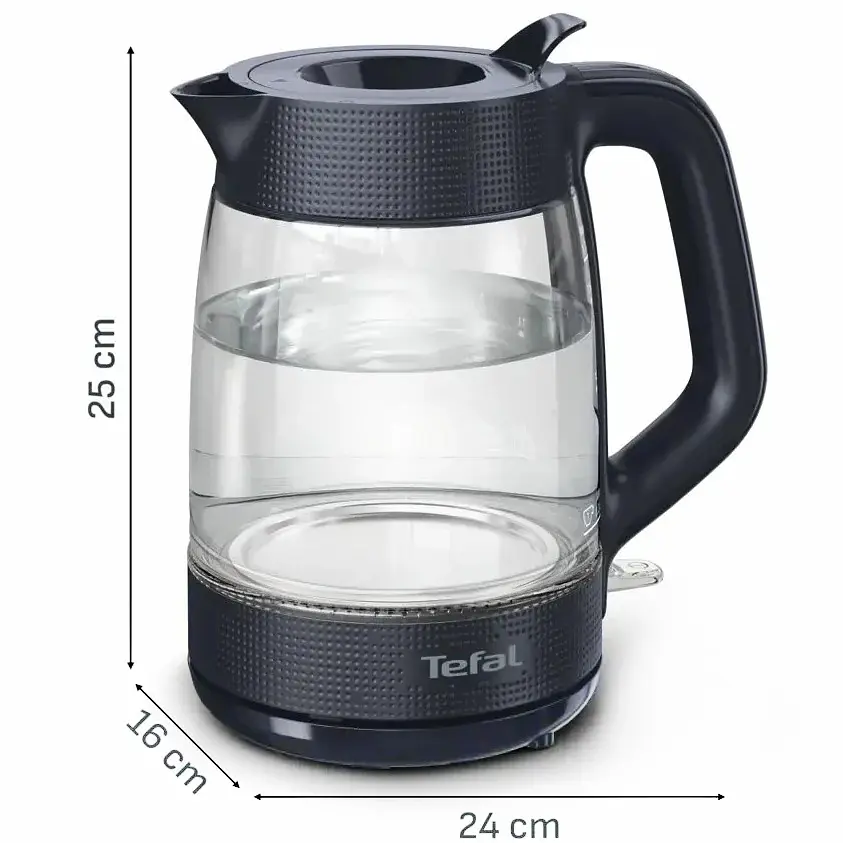 Чайник електричний Tefal Morning Glass Kettle 1.7 л чорний (KO2G08E0) - фото 10