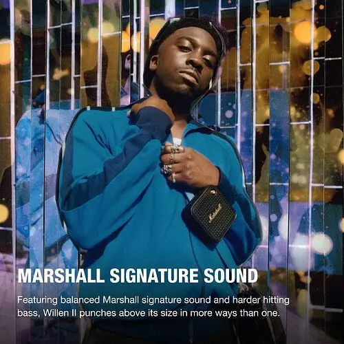 Колонка Marshall Willen II Black and brass 10W Original (Підтримка офіційного додатку)(1006714) - фото 5