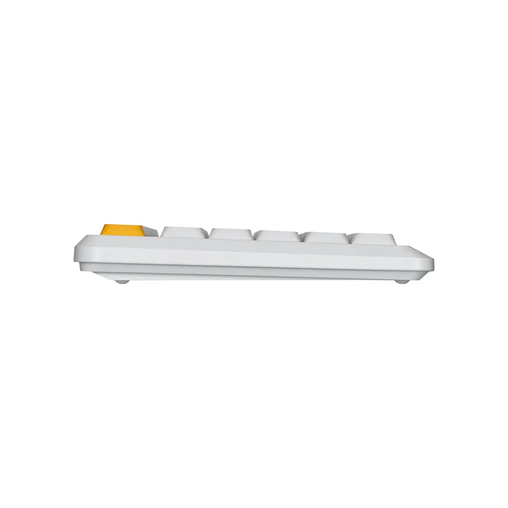 Keychron Клавиатура механическая J1 82Key, K pro Banana, WL/BT/USB-A, QMK, Hot-swap, EN/UKR, RGB, белый - фото 7