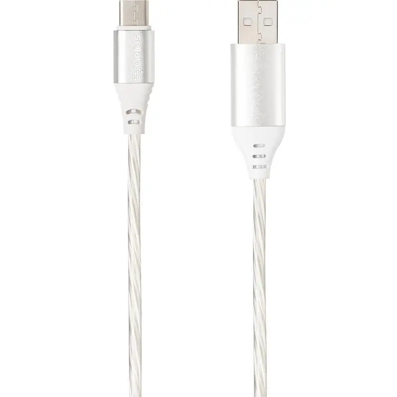 USB кабель Gelius Pro LED RGB GP-UC06m MicroUSB Silver - фото 5