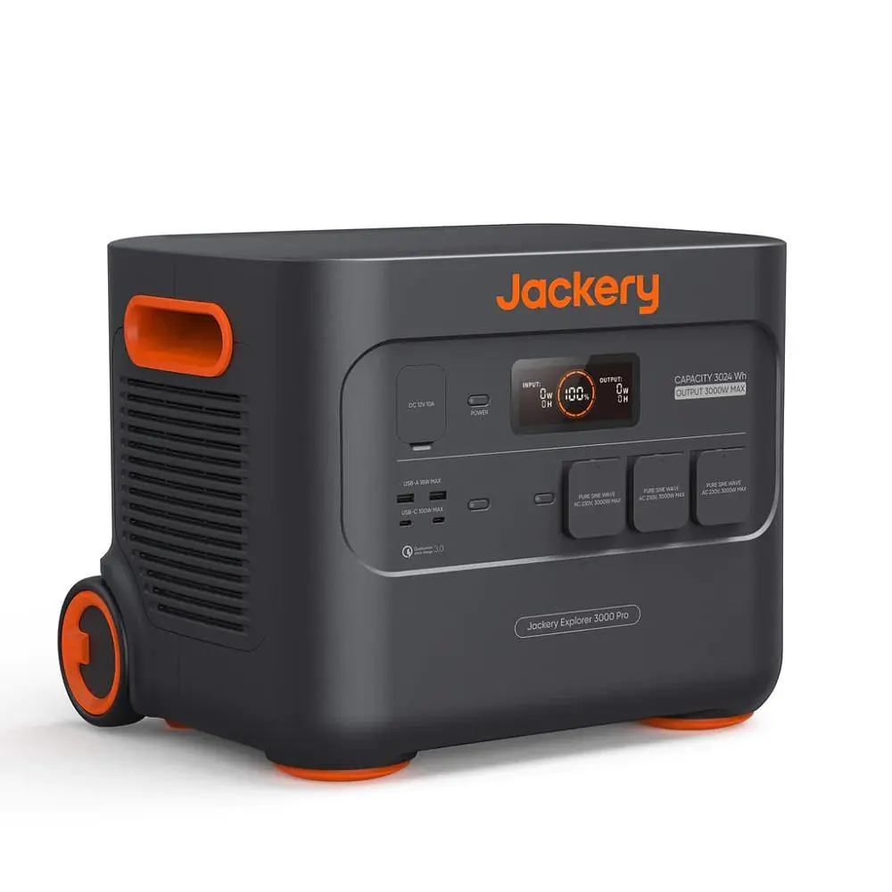 Портативная зарядная станция Jackery Explorer 3000 Pro 3024 Wh Black/Orange - фото 3