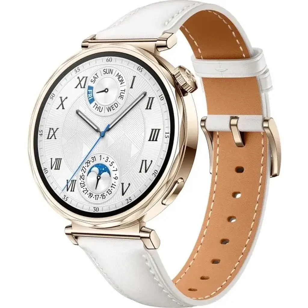 Smart Watch Huawei GT 5 41mm (JNA-B19) White (Leather Strap) UA - фото 3
