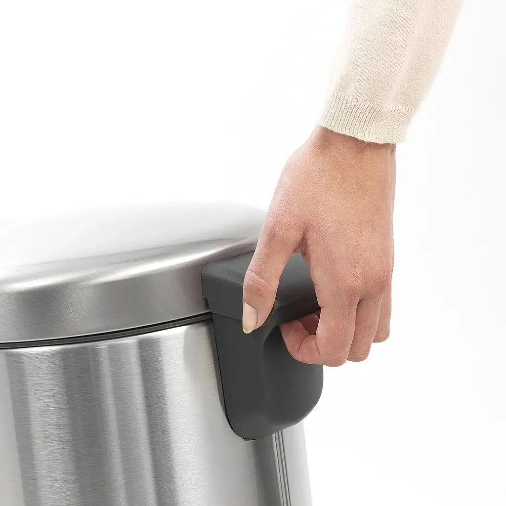 Ведро для мусора Brabantia Pedal Bin стальное 12 л (113604) - фото 5