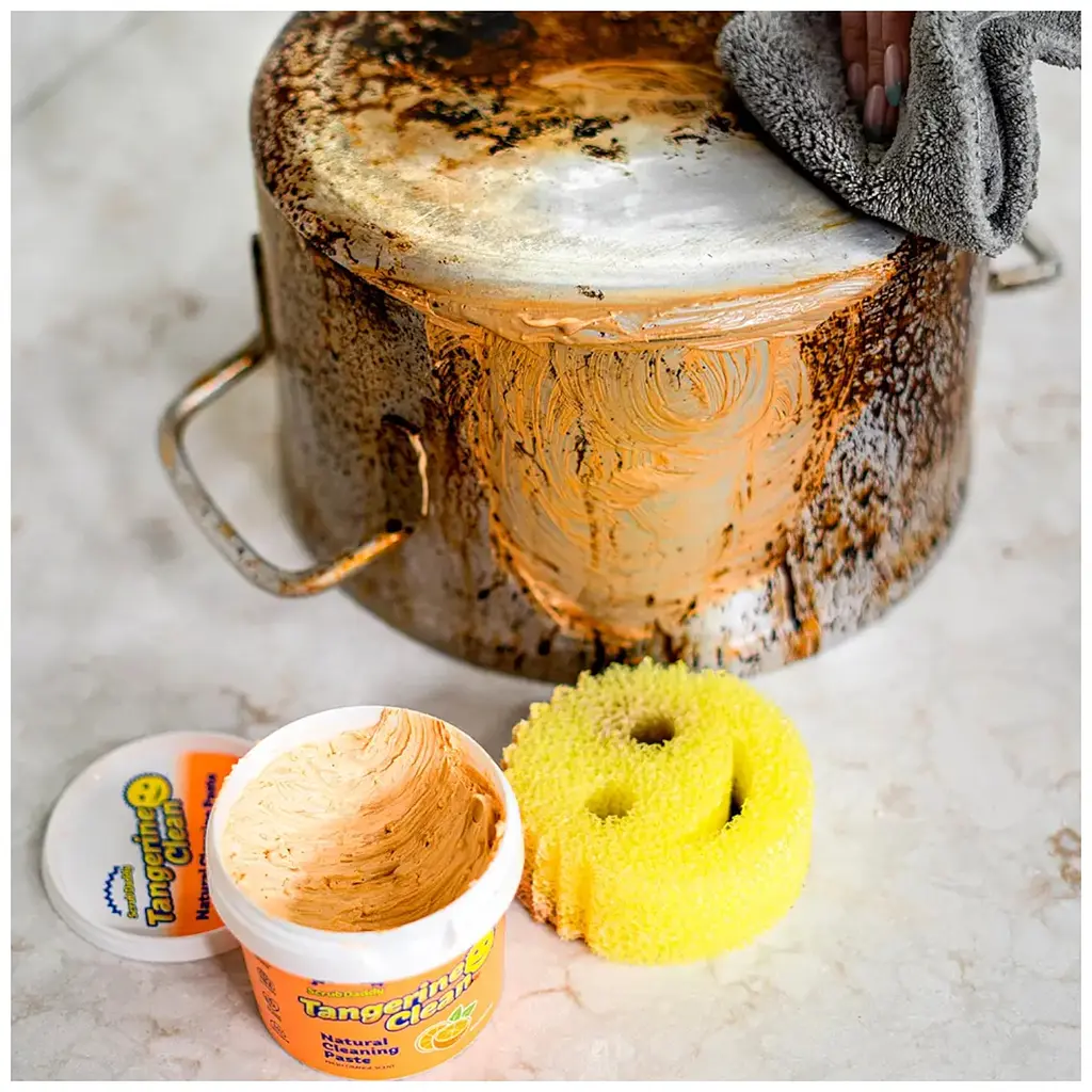  Паста для чищення Scrub Daddy Tangerine Clean Paste Універсальна 500 г - фото 4