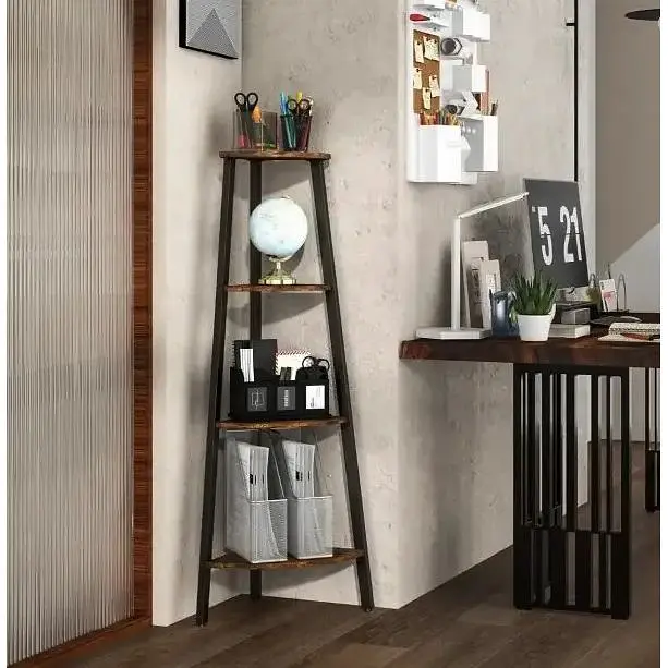 Етажерка Costway Leo кутова в стилі Loft - фото 3