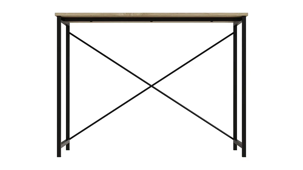 Стіл письмовий Line Лайт Ferrum-decor 750x1000x500 Чорний метал ДСП Дуб Сонома 16 мм (FRD-104839) - фото 6