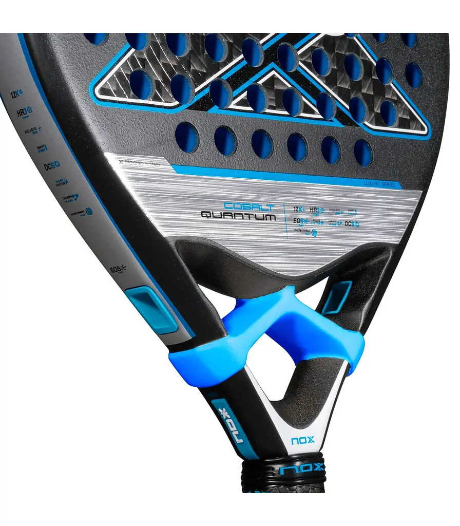 Ракетка для паделу NOX QUANTUM 12K COBALT RACKET - фото 4