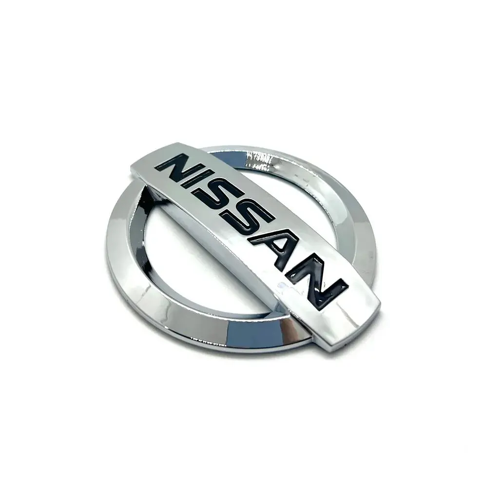 Емблема решітки задня для Nissan Хром 160 мм Пластик на скотчі (Завод) - фото 2