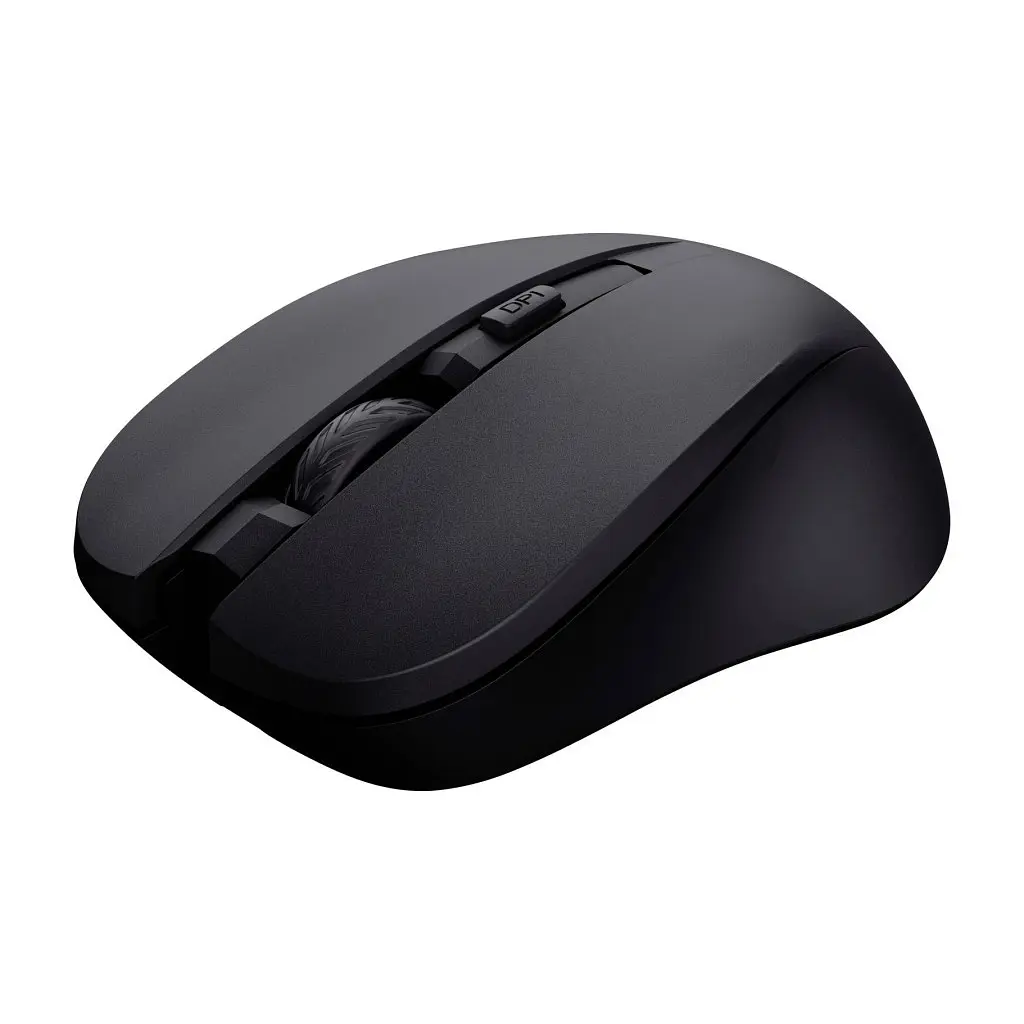 Мишка Trust Mydo Silent Wireless Black (25084) - фото 2