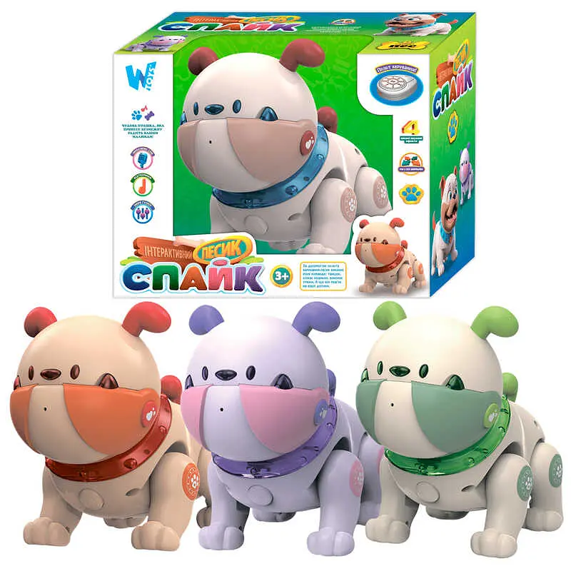 Пес Спайк WToys, сенсор, мелодії, запис голосу, пульт - фото 2