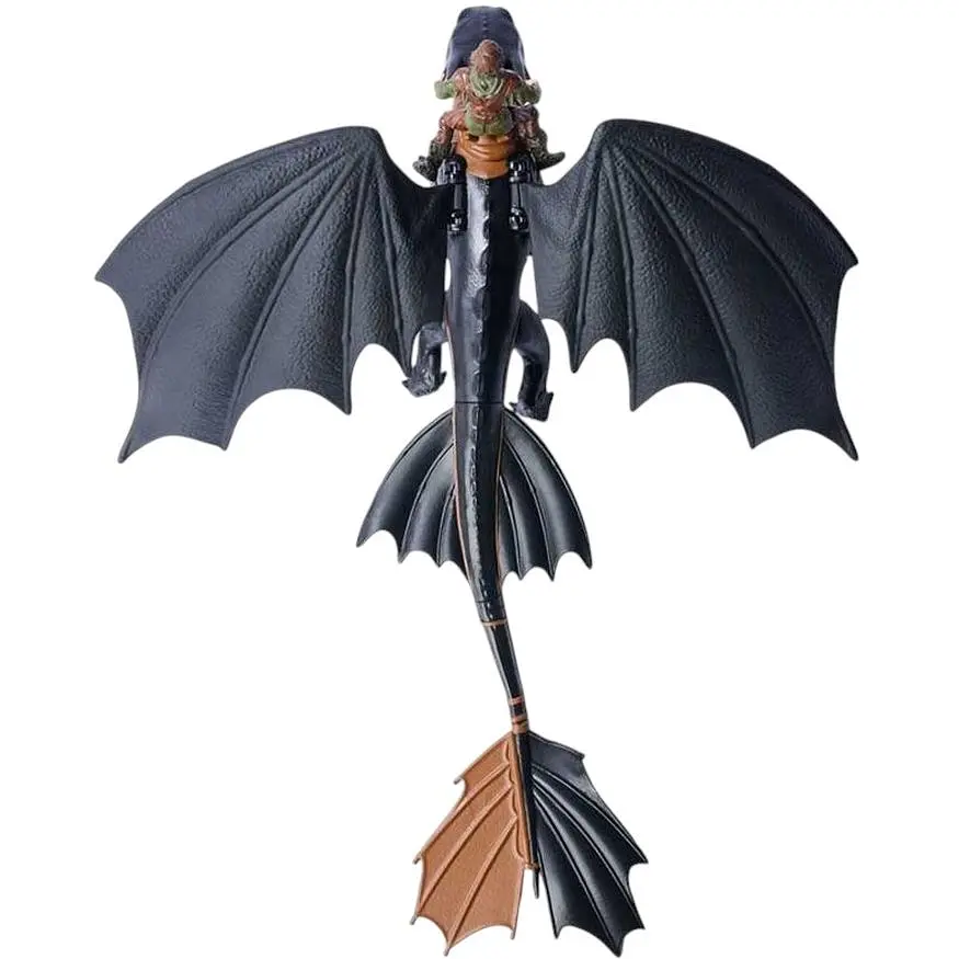 Набор Dragons Как приручить дракона Беззубик 33 см и всадник Иккинг 7.5 см (SM66663/6074007) - фото 5