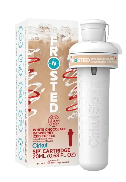 Картридж для напоїв Cirkul Frosted Iced Coffee зі смаком білого шоколаду та малини 1 шт