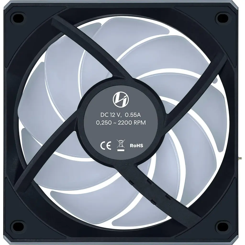 Комплект вентиляторів Lian Li Uni Fan CL WIRELESS 120-3 Black (G99.12CL1W3B.00) - фото 6