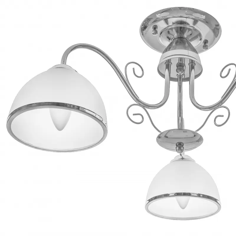 Люстра потолочная Brille классическая в зал E27 60W CH (LK-571C/3) - фото 4